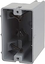Book Cover Madison Electric Products MSB1G One Gang Device Box with Depth Adjustable, Heavy Duty 42lb