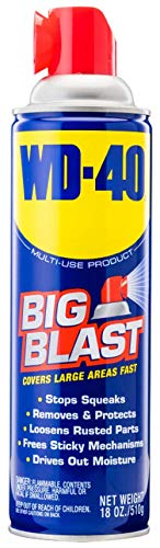 Book Cover WD-40 490098 Multi-Use Lubricant Product with Big-Blast  Spray 18 oz (Pack of 1)