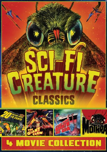 Book Cover Sci-Fi Creature Classics - 4-Movie Set - 20 Million Miles to Earth - The Giant Claw - It Came From Beneath The Sea - Mothra