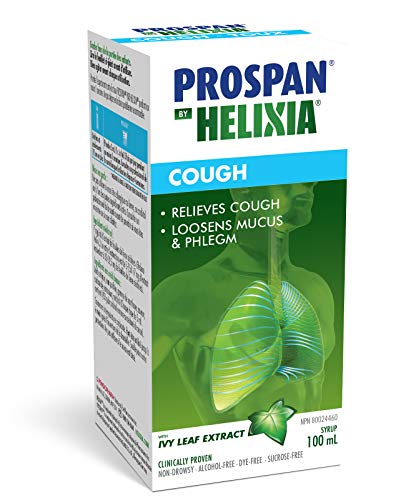 Book Cover Prospan 100mL By Helixia - Ivy Leaf Extract - Relieves Cough, Loosens Mucus & Phlegm