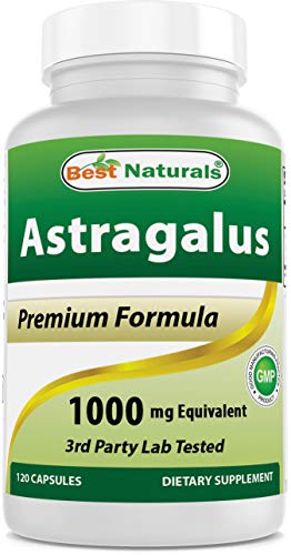 Book Cover Best Naturals Astragalus Capsule, 1000 mg, 120 Count