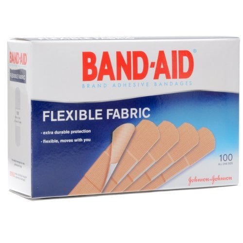 Book Cover Flexible Fabric Premium Adhesive Bandages, 3/4 x 3, 100/Box (Pack of 2)