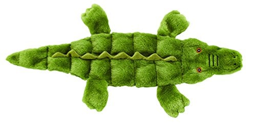 Book Cover SPOT Ethical Pets Skinneeez Tons of Squeakers Alligator Dog Toy, 21-Inch