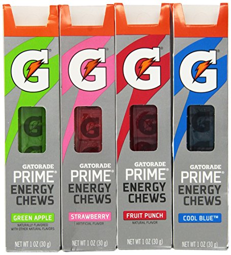 Book Cover Gatorade G Series 01 Prime Energy Chews Mixed 4 Pack (4 Sleeves)