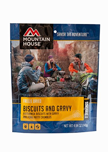 Book Cover Mountain House Biscuits and Gravy, 4.94 oz, Pouch