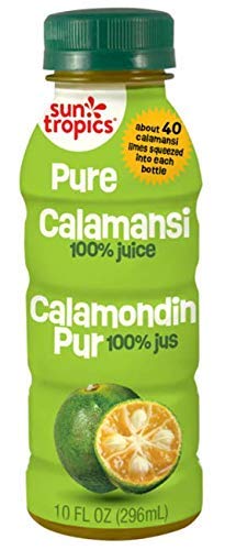 Book Cover Sun Tropics Pure Calamansi, 10 oz (3 Pack), Not From Concentrate, Citrus Juice