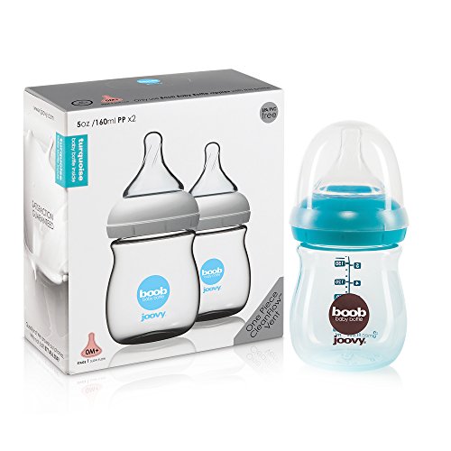 Book Cover JOOVY Boob PP Baby Bottle, 160 ml, Turquoise