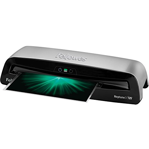 Book Cover Fellowes Laminator Neptune 3 125, Rapid 1 Minute Warm-up Laminating Machine, Auto Features with Laminating Pouches (5721401)