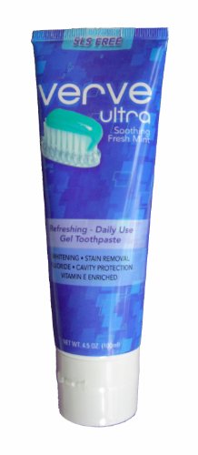 Book Cover Verve Ultra SLS-Free Toothpaste with Fluoride, 4.5 oz.