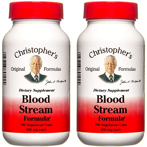 Book Cover Dr. Christophers Formulas Cleanse Blood Stream - 100 Capsules, Pack of 2