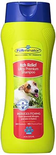 Book Cover FURminator Itch Relief Ultra Premium Shampoo, 16-Ounce