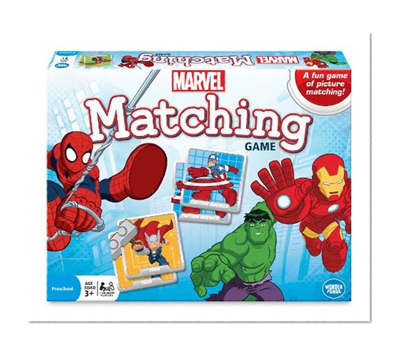 Book Cover Wonder Forge Marvel Matching Game, Blue