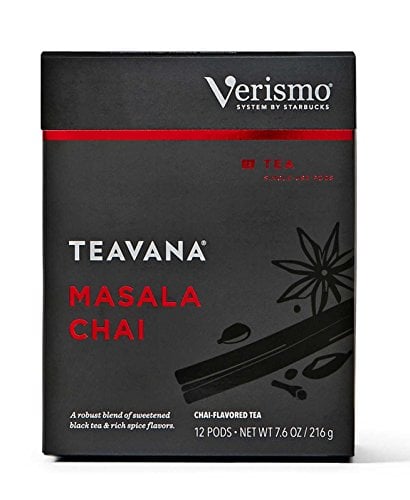 Book Cover Starbucks Verismo Teavana Masala Chai Tea Pods (48 Servings)