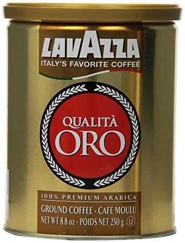 Book Cover Lavazza Qualita Oro Ground Coffee, 8.8-Ounce Cans (Pack of 2)