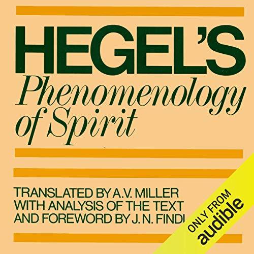 Book Cover Phenomenology of Spirit