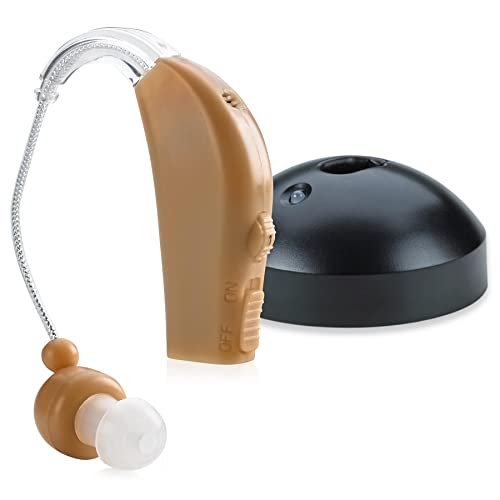 Book Cover MEDca Rechargeable Ear Hearing Amplifier - Sound Amplifier with Rapid Charger - Skin