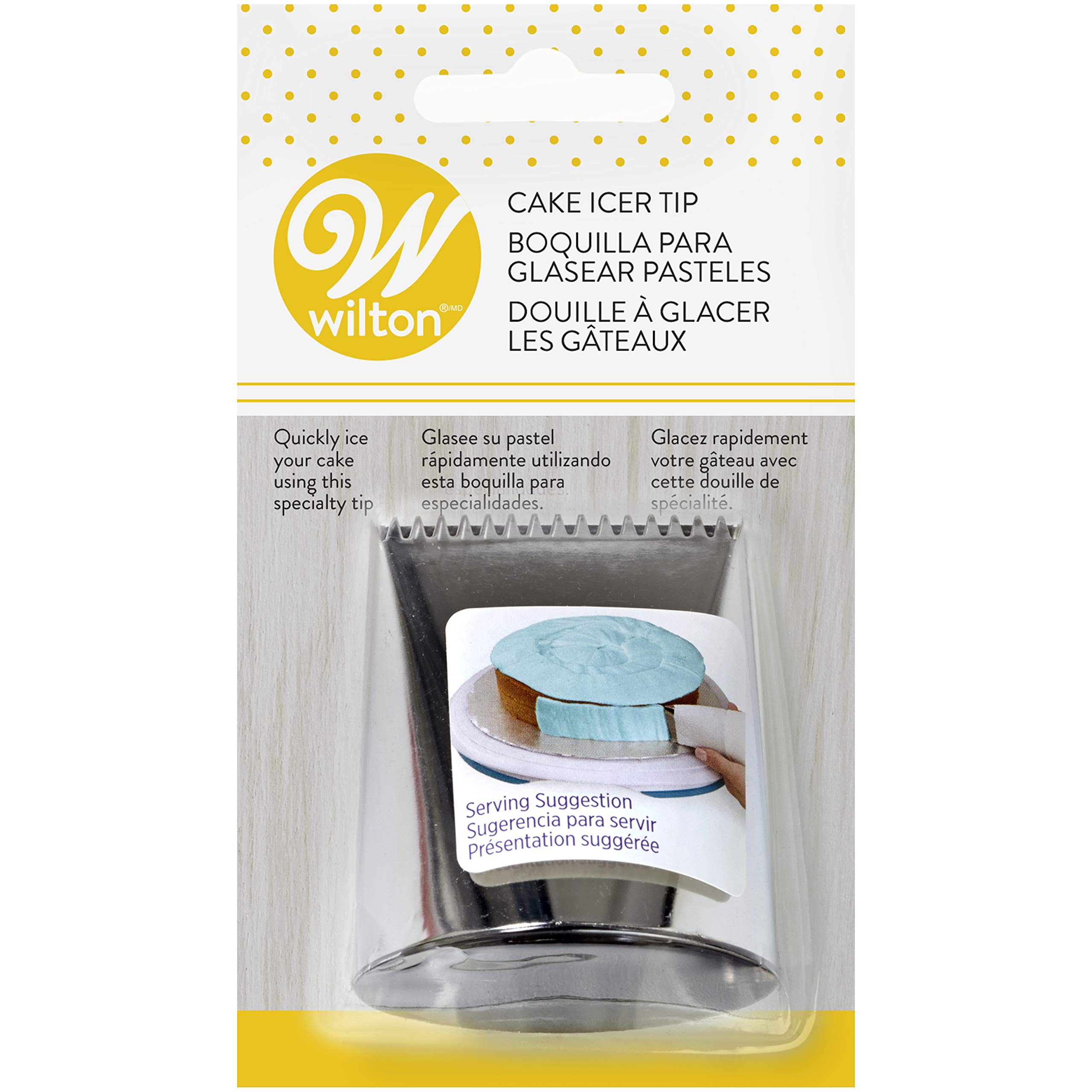 Book Cover Wilton 418-789 Carded Tip Cake Icer