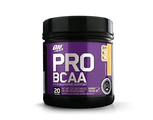 Book Cover OPTIMUM NUTRITION Pro BCAA Powder with Glutamine, Peach Mango, Keto Friendly Branched Chain Amino Acids, 20 Servings (Packaging May Vary)
