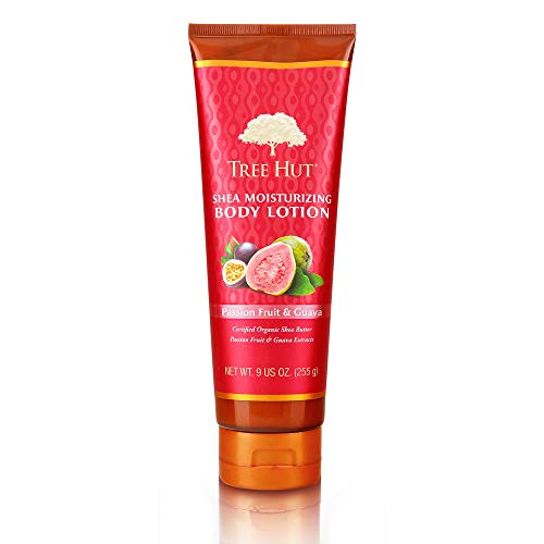 Book Cover Tree Hut Shea Moisturizing Body Lotion Passion Fruit & Guava, 9oz, Ultra Hydrating Body Lotion for Nourishing Essential Body Care
