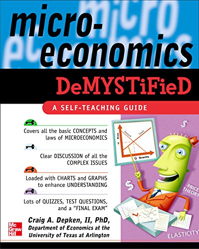 Book Cover Microeconomics Demystified: A Self-Teaching Guide