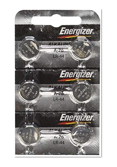 Book Cover Energizer LR44 1.5V Button Cell Battery x 6 Batteries