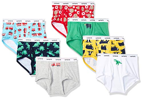 Book Cover Carter's Little Boys' 7-Pack Cotton Briefs (Toddler/Kid)