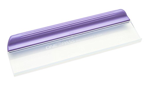 Book Cover One Pass Water Blade Silicone T-Bar, Classic 12 Inch Purple