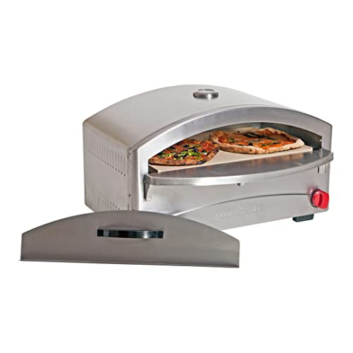 Book Cover Camp Chef Italia Artisan Pizza Oven, Stainless Steel, 15 in. x 26 in. x 16
