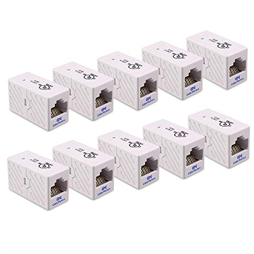 Book Cover Cable Matters UL Listed 10-Pack Ethernet Coupler (RJ45 Coupler) in Black