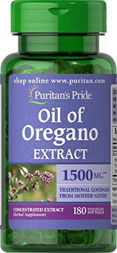 Book Cover Puritans Pride Oil of Oregano Extract, 1.5 Gram