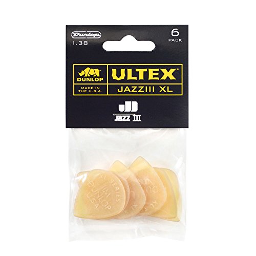 Book Cover Dunlop 427PXL Ultex Jazz III XL, 1.38mm, 6/Player's Pack