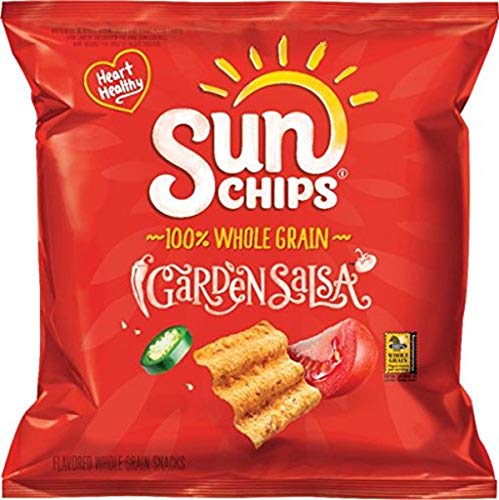 Book Cover SunChips Garden Salsa Flavored Multigrain Snacks, 1 Ounce (Pack of 104)