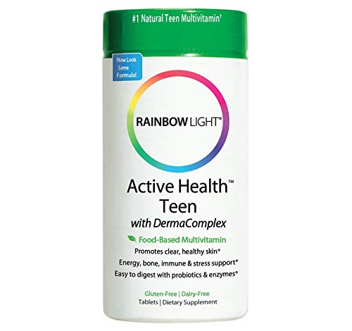 Book Cover Rainbow Light Active Health Teen Multivitamin, 60 Tablets US00RB112