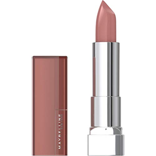 Book Cover Maybelline New York Color Sensational Lipstick, Lip Makeup, Cream Finish, Hydrating Lipstick, Touchable Taupe, Nude,1 Count