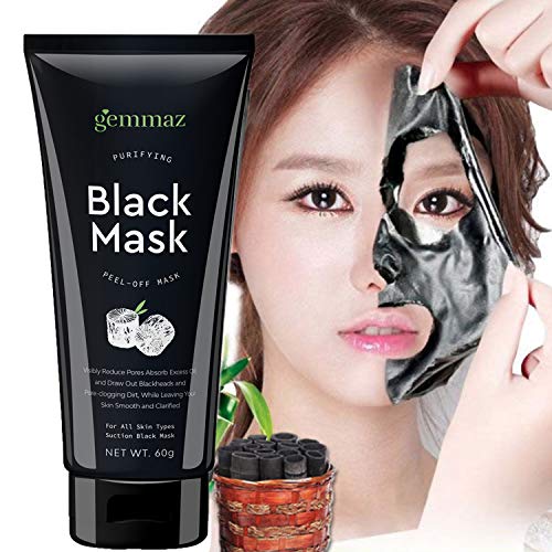 Book Cover Black Mask Peel off Mask- Activated Charcoal Blackhead Remover Mask Purifying Deep Cleansing Facial Black Mask, Deep Pore Cleanse for Acne, Oil Control