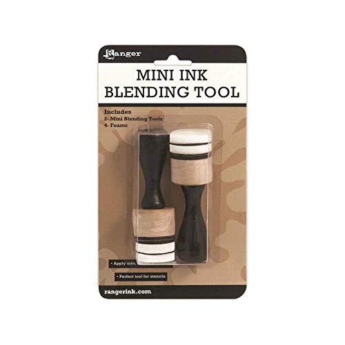 Book Cover Mini Ink Blending SET of 2 Tools and 4 Foams