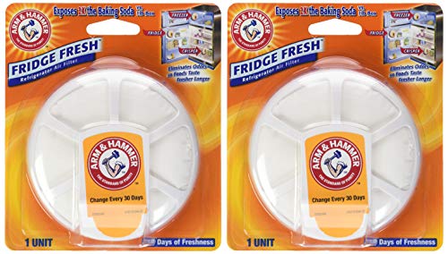 Book Cover Arm & Hammer Fridge Fresh Refrigerator, 1 Count (Pack of 2)