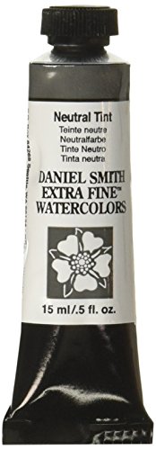 Book Cover DANIEL SMITH 284600229 Extra Fine Watercolor 15ml Paint Tube, Neutral Tint, 0.5 Fl Oz (Pack of 1), 5