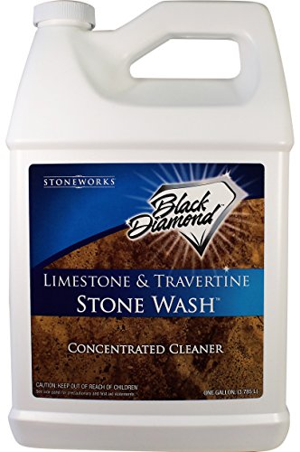 Book Cover Black Diamond Stoneworks Limestone and Travertine Floor Cleaner: Natural Stone, Marble, Slate, Polished Concrete, Honed or Tumbled Surfaces. Concentrated Ph. Neutral.1 Gallon