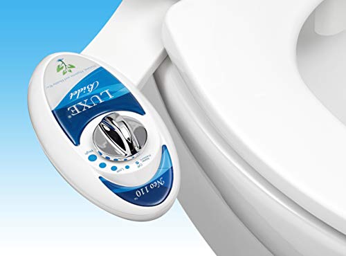 Book Cover LUXE Bidet Neo 110 - Fresh Water Non-Electric Mechanical Bidet Toilet Seat Attachment (White and White)