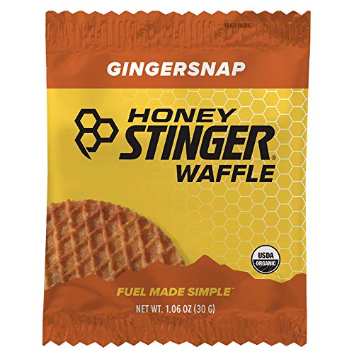 Book Cover Honey Stinger Organic Waffle, Gingersnap, Sports Nutrition, 1.06 Ounce (16 Count)