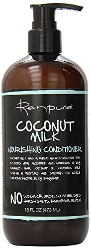 Book Cover RENPURE Milk Nourishing Conditioner, Coconut, 16 Fl Oz (Pack of 1)