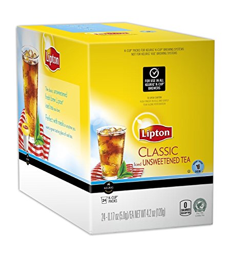 Book Cover Lipton K-Cup Classic Unsweet Iced Tea, 96 Count