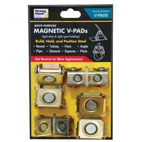 Book Cover Strong hand Tools MVDF44 Adjustable Magnetic V-Pads, 4Piece