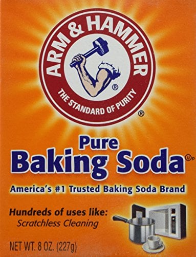 Book Cover Arm & Hammer Pure Baking Soda, 8 Ounce (Pack of 3)