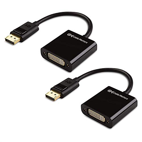 Book Cover Cable Matters 2-Pack DisplayPort to DVI Adapter (DP to DVI Adapter)