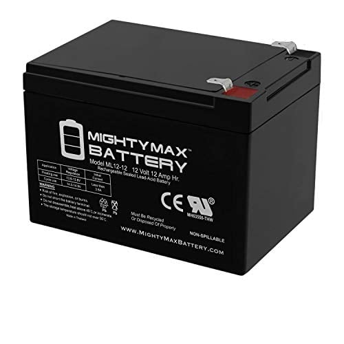 Book Cover ML12-12F2 - 12 Volt 12 AH, F2 Terminal, Rechargeable SLA AGM Battery
