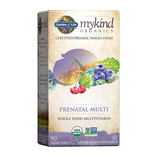 Book Cover Garden of Life Mykind Organics Prenatal Multi (Gluten &Amp; Dairy Free, 90 Vegan Tablets), 1 Units