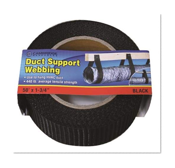 Book Cover Cambridge Duct Support Webbing 50' x 1-3/4