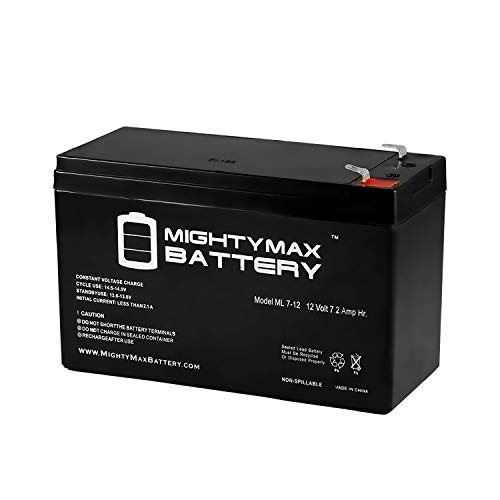 Book Cover Mighty Max Battery ML7-12 - 12V 7.2AH Replacement UPS Battery for APC Back-UPS 550 BE550G Brand Product